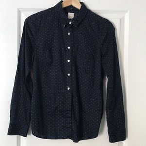 Gap Blouse half button down